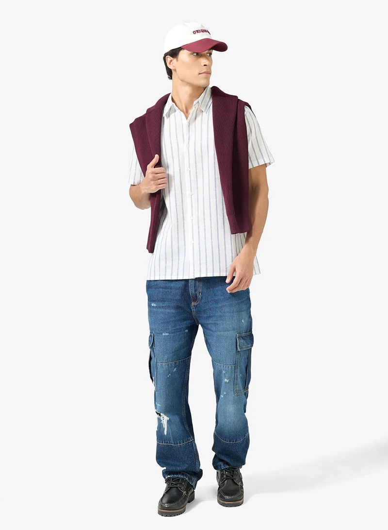 Seventy Five  Regular Fit Classic Shirt for Men | Best Price UAE