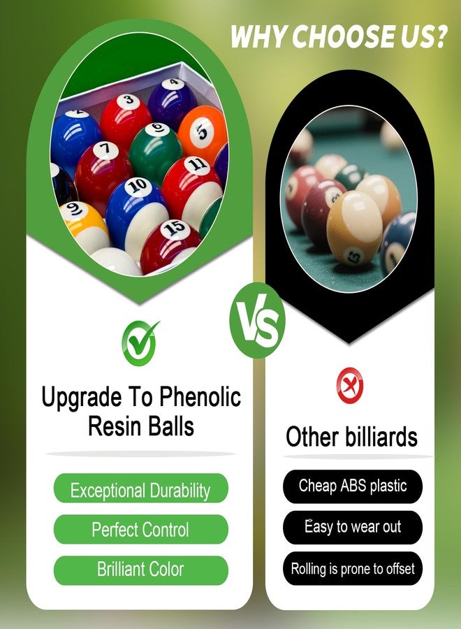 HMQQ Billiards Ball (2 1/4" Pool Ball -Economic, Billiards Ball Complete 16 Ball Set, one Box) - Image 4