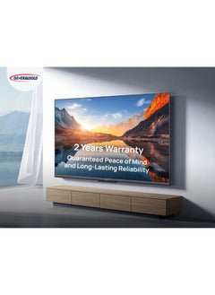 جينيرال جولد تلفزيون ذكي من General Gold بقياس 70 بوصة، بدقة 4K UHD، يعمل بنظام WebOS Hub، تصميم بدون إطار، تحكّم صوتي، بلوتوث، يدعم Netflix وYouTube وPrime Video  - Image 3