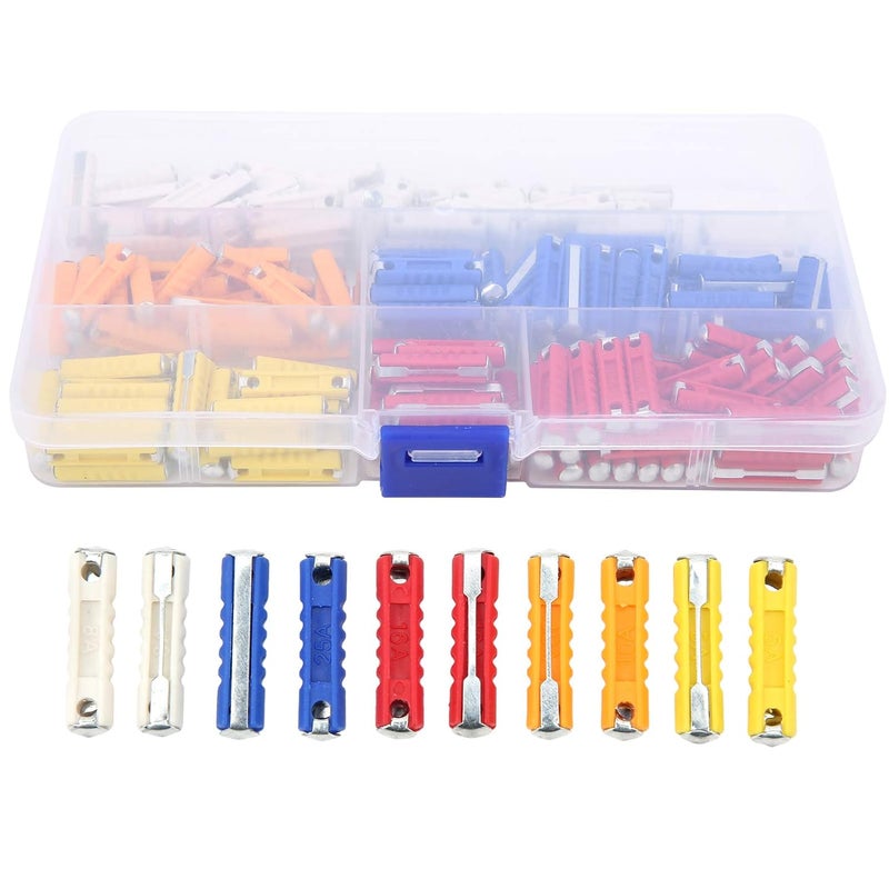 مجموعة صمامات السيارات 200 قطعة ملونة للسيارات والشاحنات لحماية الدوائر الكهربائية - Image 4