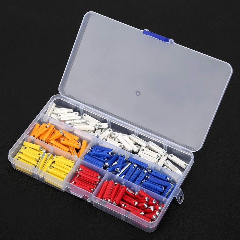 مجموعة صمامات السيارات 200 قطعة ملونة للسيارات والشاحنات لحماية الدوائر الكهربائية - Image 5