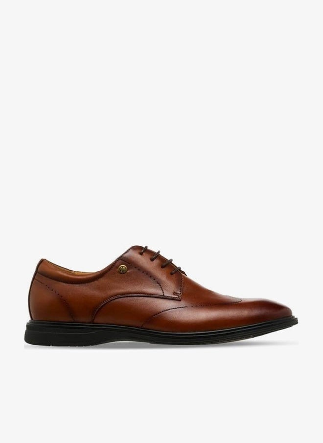 Le Confort Men Lace-Up Leather Derby Shoes - Image 3