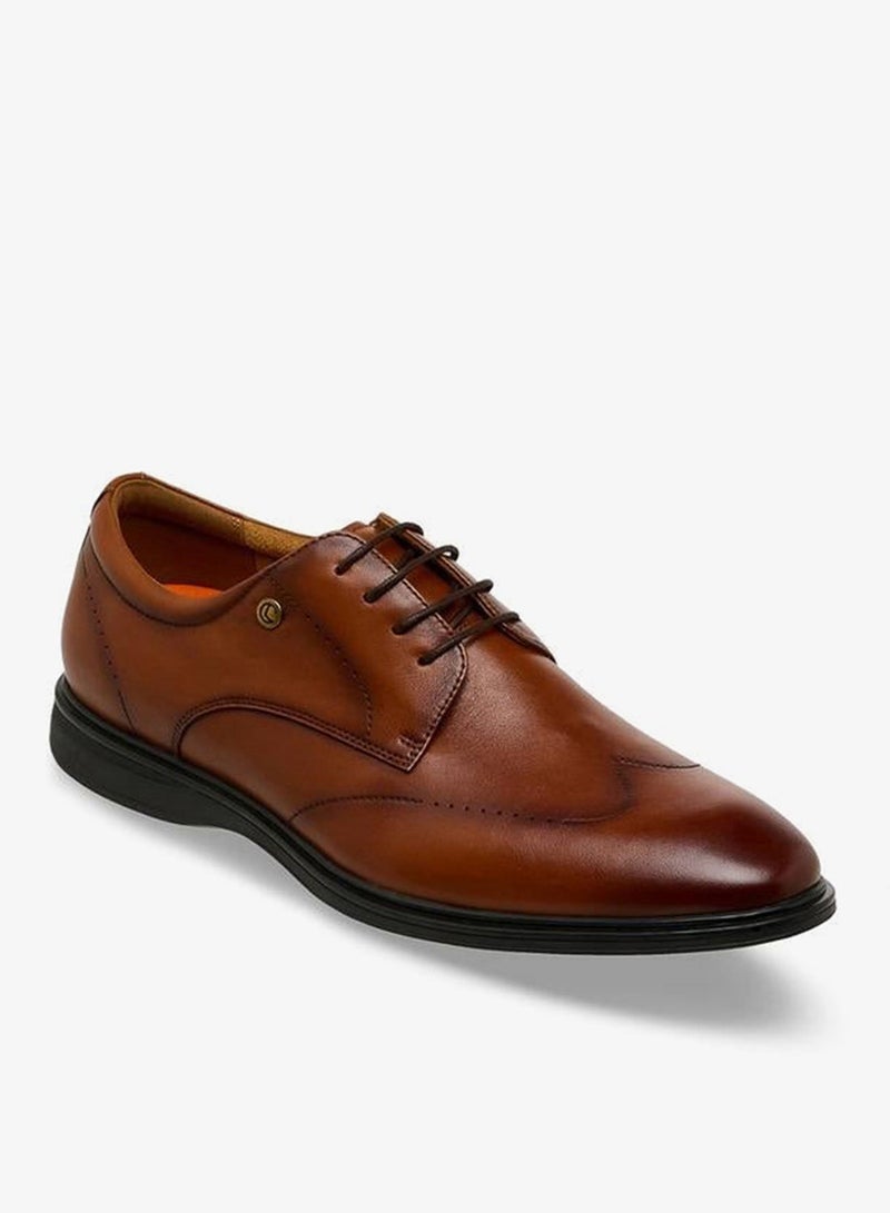 Le Confort Men Lace-Up Leather Derby Shoes - Image 1