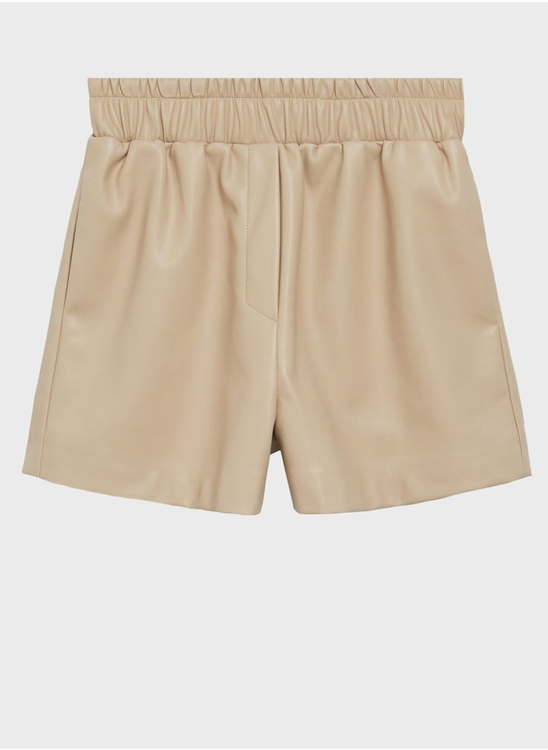 MANGO - High Waist Shorts - Image 1
