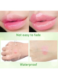 2 Pack Aloe Vera Lipstick, Long Lasting Lip Care Nutritious Plumper Lip Balm, Moisturizer Magic Color Changing Crystal Jelly Lipstick, Lip Gloss Matte Makeup Tinted Lip Balm (Green A) - pzsku/ZF912F708FA94DAA7BBB3Z/45/_/1734437800/b5d25ddc-f80a-417c-b300-64faf091306d