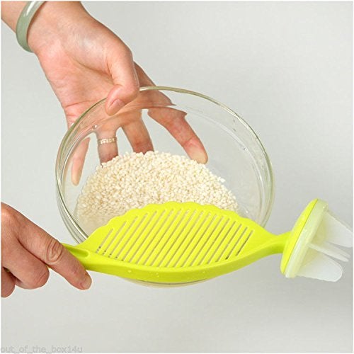 Mezons Set of 3 Pcs Multifunctional Spoon Rice Washer Filter Strainer Colanders Scoop Kitchen Device - Image 4