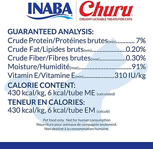 INABA Churu Cat Treats, Grain-Free, Creamy Purée Cat Treat/Topper, Chicken Variety - Image 5