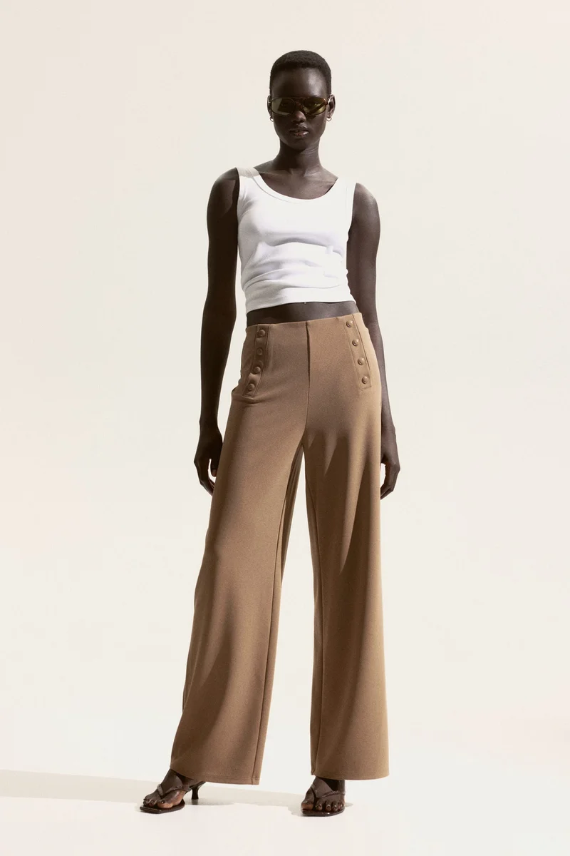 H&M Button-front trousers