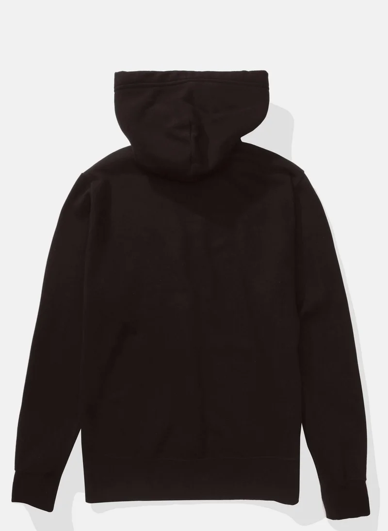 امريكان ايجل Graphic Pocket Deatiled Drawstring Pullover Hoodie