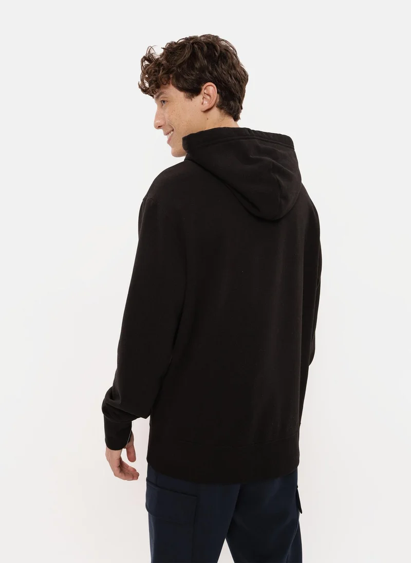 امريكان ايجل Graphic Pocket Deatiled Drawstring Pullover Hoodie