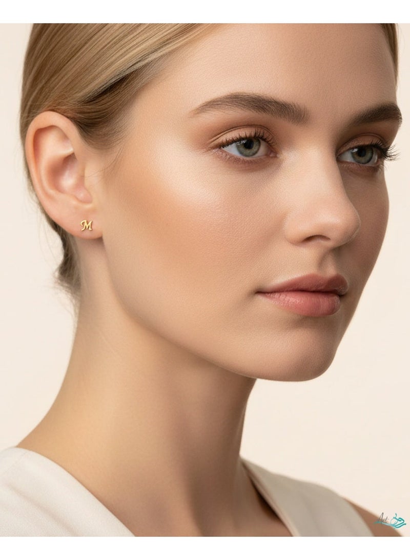 Ruby Art Gold 18K Pure Gold Piercing for women – Hypoallergenic & Premium Shine - 0.41 Gram - Image 3