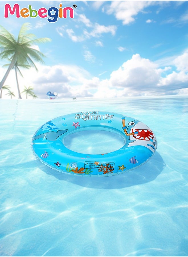MEBEGIN - 4 PCS 80cm Swimming Rings with Cartoon Patterns, Durable Pool Floaties Toys, Unique Inflatable Pool Float, Fun Water Toys, Pool Party Supplies, Suitable for Pools, Beaches, Parties and Water Sports - Image 1