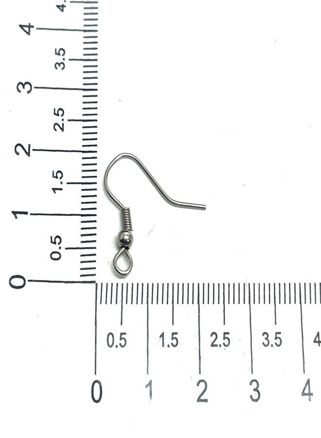 Excellentcrafts 100Pcs Earring Hooks for Jewelry Making � Fish Hook Ear Wires in Gold, Silver, Bronze, Rose Gold, Black � DIY Earring Making Kit for Women, Crafters & Beginners � 50 Pairs (Antique Silver) - Image 4