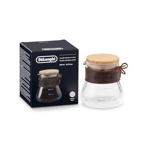 De'Longhi DeLonghi Double wall glass carafe 380ml 13oz - Image 1