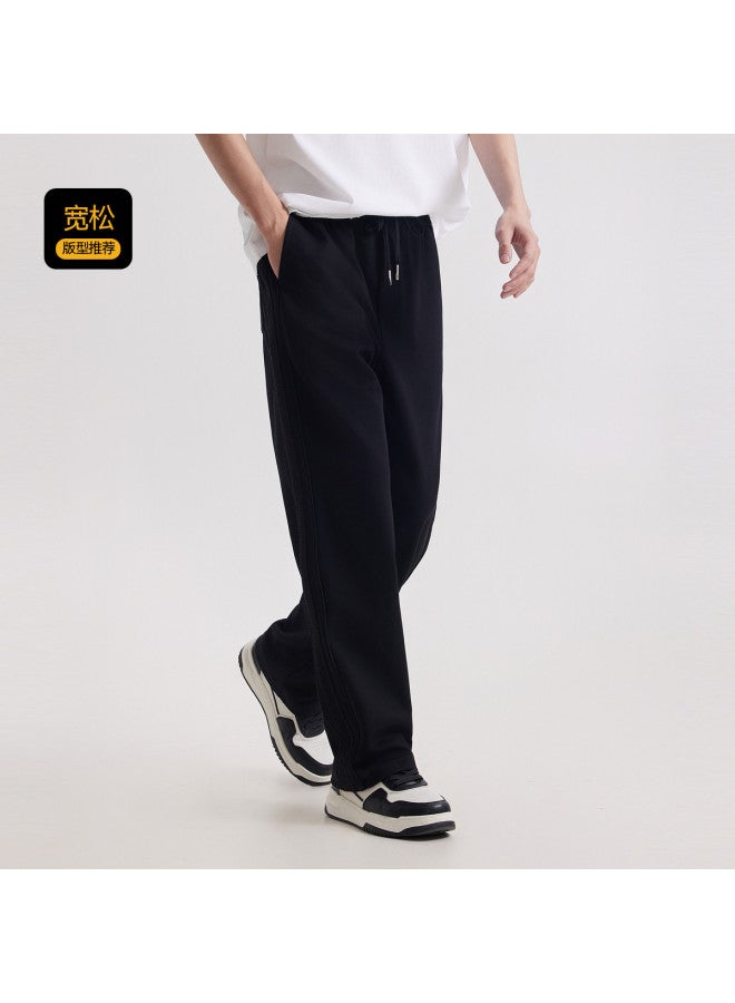 Cabbeen Men's Casual Pants With Side Webbing And High-frequency Logo Long Pants Men's Trousers - Image 4