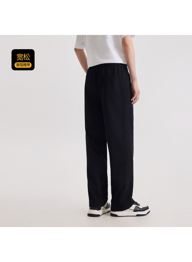 Cabbeen Men's Casual Pants With Side Webbing And High-frequency Logo Long Pants Men's Trousers - Image 5