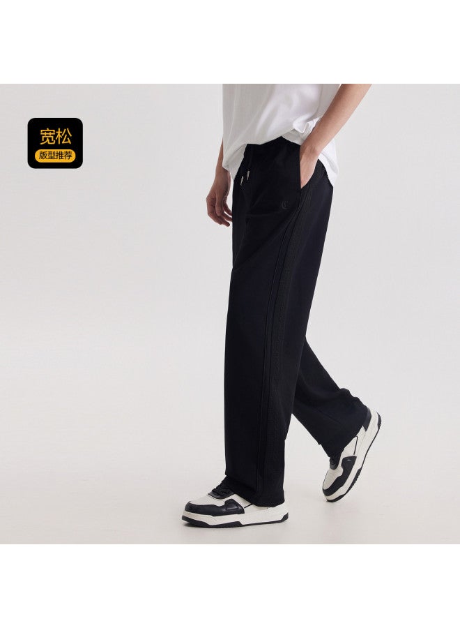 Cabbeen Men's Casual Pants With Side Webbing And High-frequency Logo Long Pants Men's Trousers - Image 3