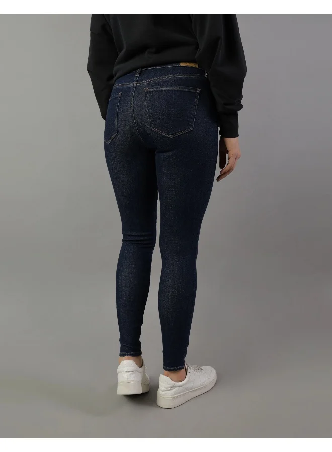 امريكان ايجل High Waist Distressed Jeggings