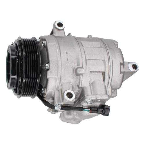 NewYall Air Conditioning A/C Compressor with Clutch for Ford Explorer 3.5L 2011-2015, Police Interceptor Utility 3.7L 2013 2014 2015 - Image 2