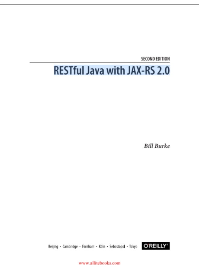 RESTful Java with JAX-RS 2.0 - Image 3
