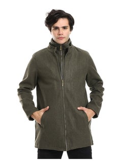 Andora Multi Zippers High Neck Gokh Jacket  - Image 4