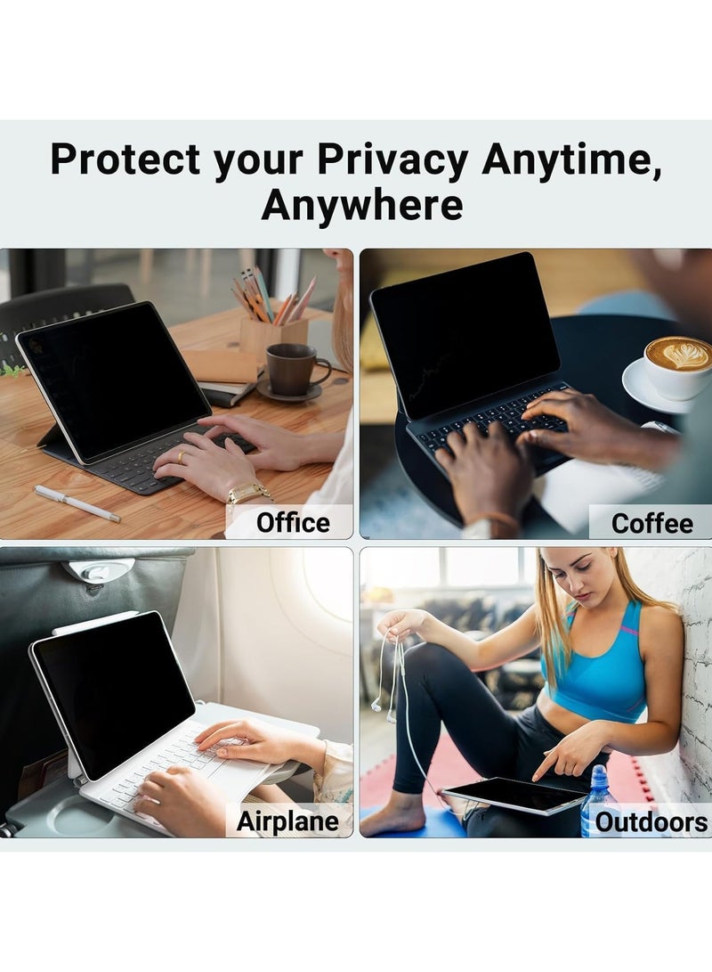 Privacy Screen Protector Compatible with Honor MagicPad 2 2024 (12.3 inch) Screen Protector Anti-Spy Bubble Free Frosted Soft Film For Magic Pad 2 12.3 - Image 4