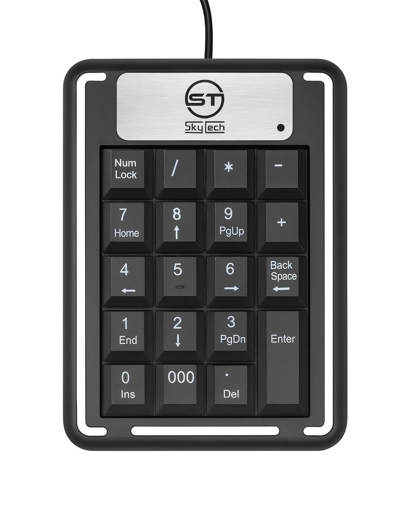 KJ-07 USB Numeric Keypad, 19 Keys, Slim Design, Compatible with Windows and Mac - Image 1