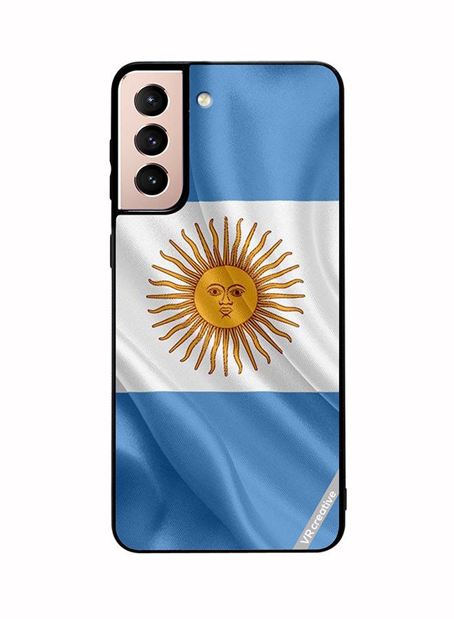 VR CREATIVE Protective Case Cover For Samsung Galaxy S21 Plus 5G Argentina Design Multicolour - Image 1