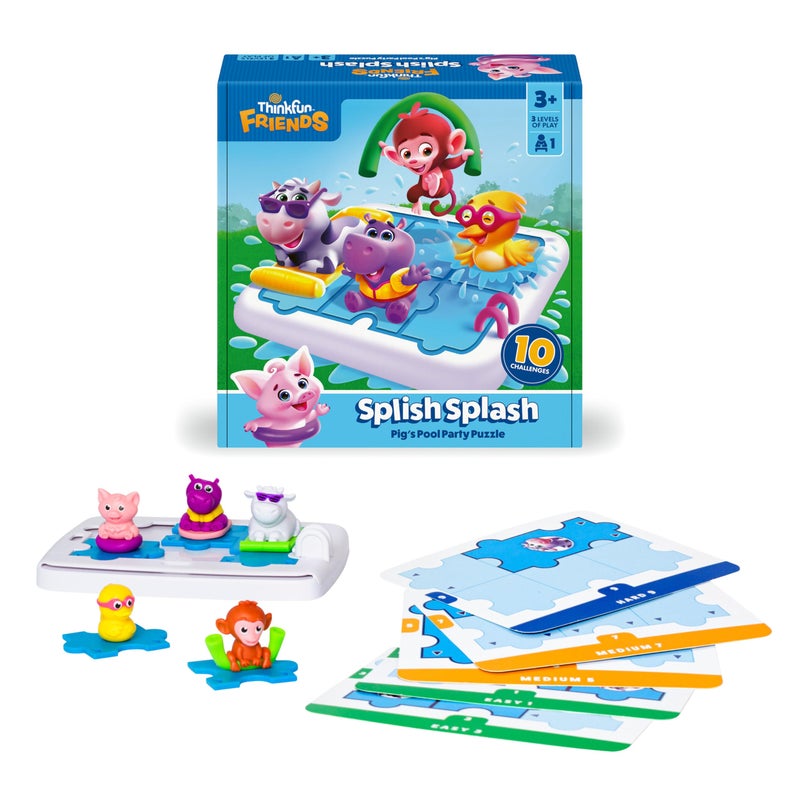 ThinkFun Friends Splish Splash Preschool Logic and ProblemSolving Game for Kids Fun Educational Toy for Ages 3 Perfect for Early Learning and Skill Development MESH Accredited - Image 3