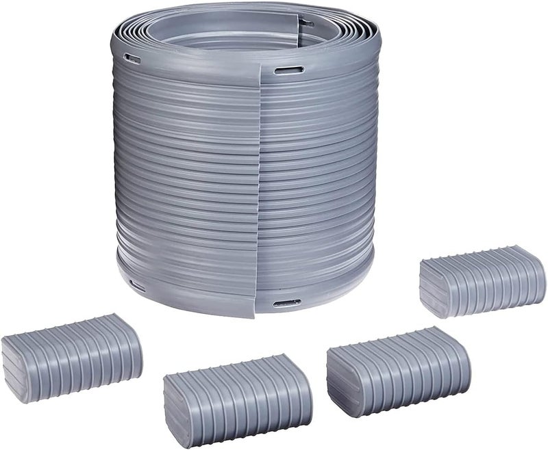 Caliber Bunk Wrap Kit 23054, 24-ft Roll of 2x4-in Bunk Wrap with Endcaps, Grey - Image 1