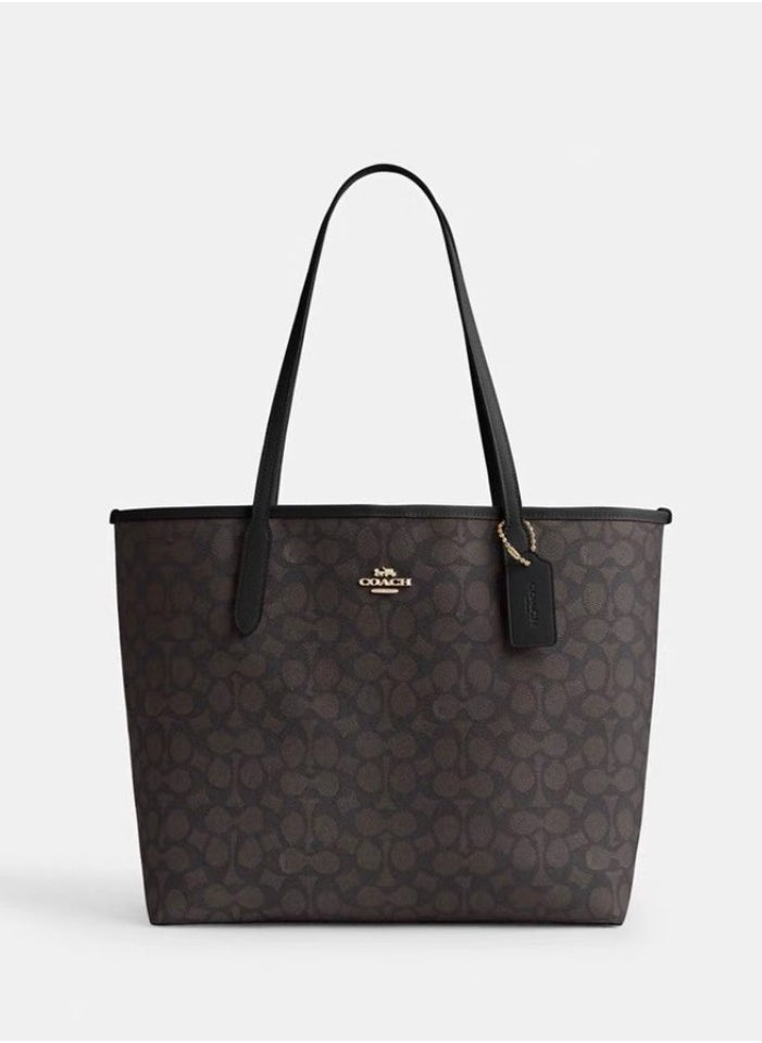 coachoutlet coach tote bag women's city33 single shoulder crossbody large capacity handbag  - Image 1