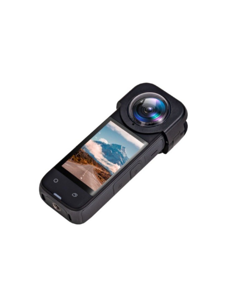 متوافق مع كاميرا الحركة Insta360 X4 وحافظة حماية زجاجية بتقنية الإرتداد الضوئي. - Image 3