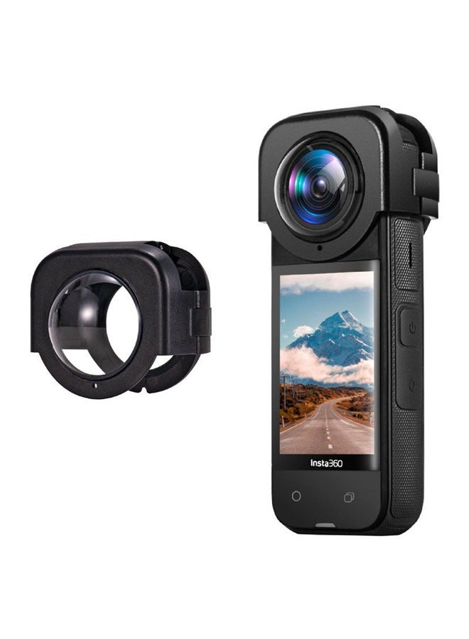 متوافق مع كاميرا الحركة Insta360 X4 وحافظة حماية زجاجية بتقنية الإرتداد الضوئي. - Image 1