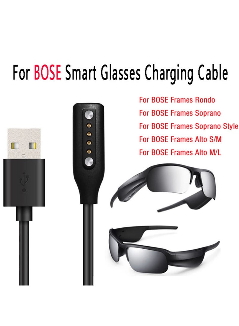 1pcs Magnetic Charging Cable for BOSE Frames Rondo & Alto Smart Glasses - Cat Eye Audio Charger - 80cm/2.6ft USB Cable - for Bose Smart Sunglasses Charging - Image 3
