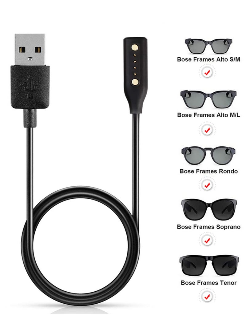 1pcs Magnetic Charging Cable for BOSE Frames Rondo & Alto Smart Glasses - Cat Eye Audio Charger - 80cm/2.6ft USB Cable - for Bose Smart Sunglasses Charging - Image 4