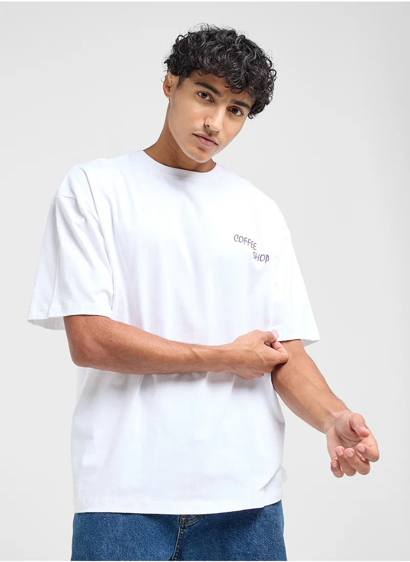 سفنتي فايف Oversized Short Sleeve T-Shirt