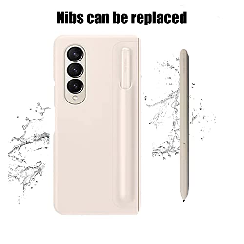 PCTC Galaxy Z Fold 4 S Pen Fold Edition,S Pen Z Fold 4,4096 Pressure Levels,Stylus Pen Replacement for Samsung Galaxy Z Fold 4 5G + Tips/Nibs(Beige) EF- FF92PCBEGUS - Image 2
