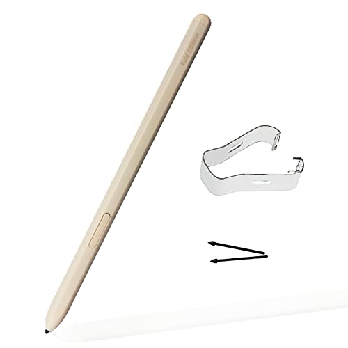 PCTC Galaxy Z Fold 4 S Pen Fold Edition,S Pen Z Fold 4,4096 Pressure Levels,Stylus Pen Replacement for Samsung Galaxy Z Fold 4 5G + Tips/Nibs(Beige) EF- FF92PCBEGUS - Image 1