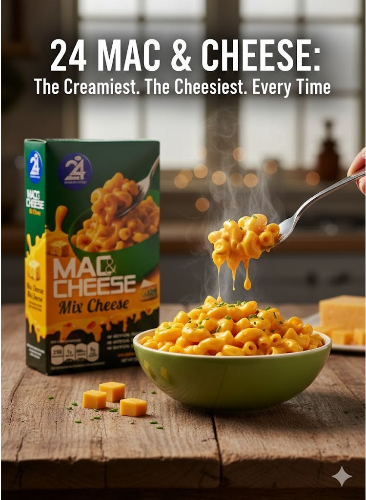 24 Mac & Cheese Mix with Cheese –  164g - Image 3