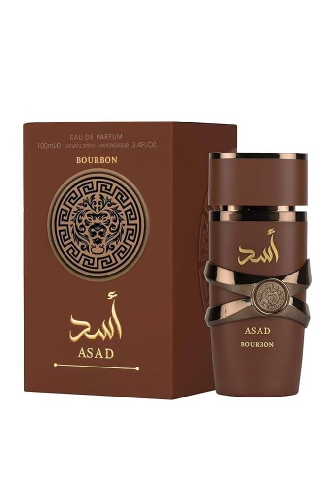 Lattafa BROWN ASAD BOURBON EAU DE PARFUM FOR MEN100ML EDP PERFUME - Image 1