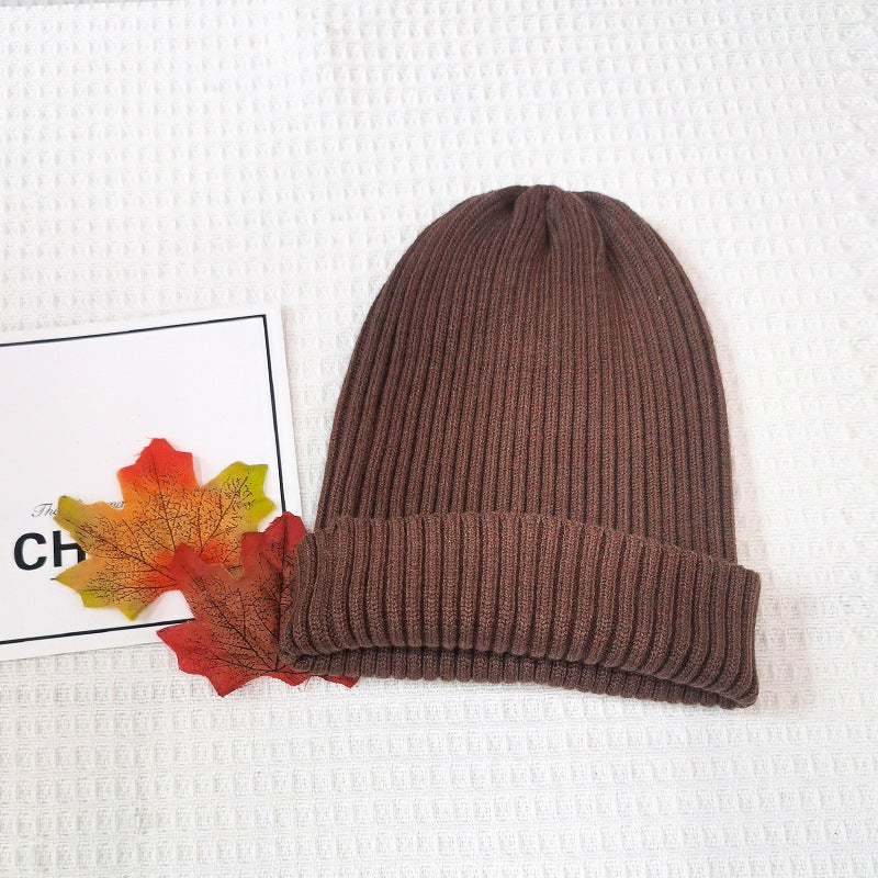 Baby hat autumn and winter childrens wool hat baby winter New 2023 autumn Boys winter knitted hat Violet [hat]] - Image 5