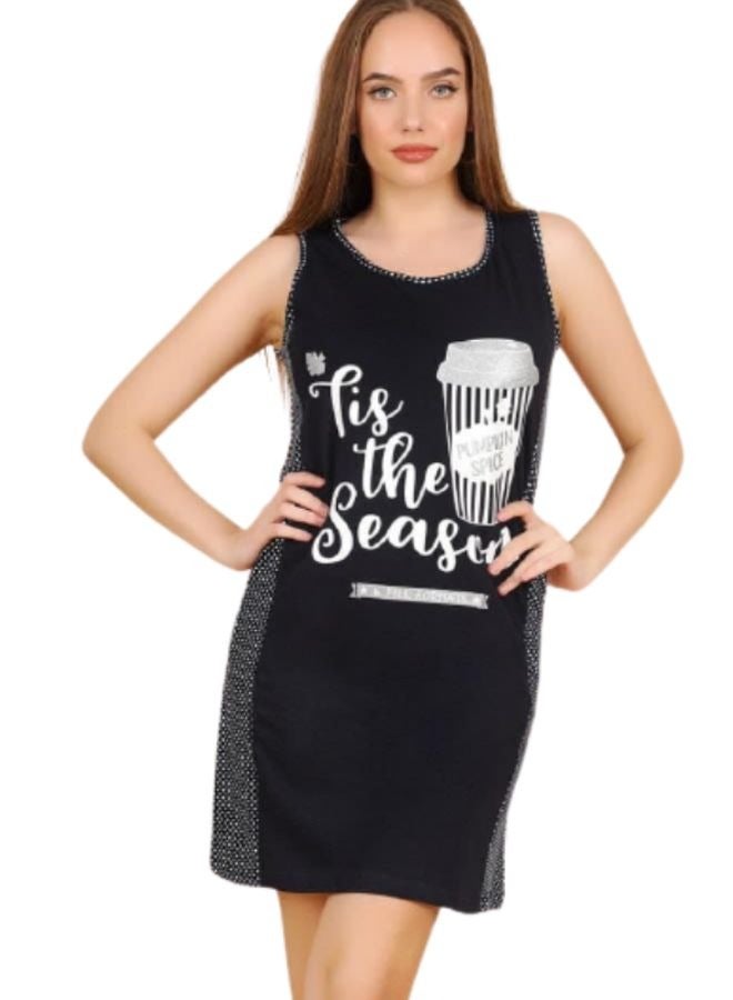 جنة فستان نوم قطن