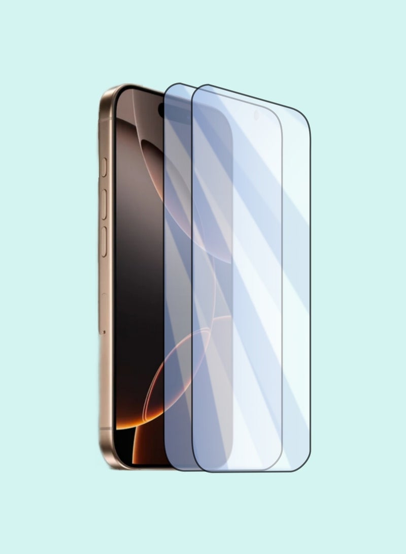 iPhone 16 Pro Max Screen Protector 6.9 inch - HD Clear Film, Ultimate Display Protection, Crystal Clear Clarity, Easy Installation, Premium Quality, 2 Pack - Image 1