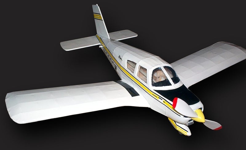Guillows Guillow's Piper Cherokee 140 Laser Cut Model Kit - Image 2
