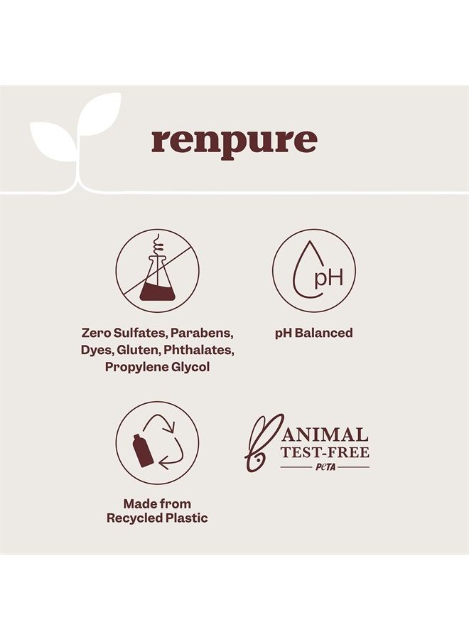 Renpure شامبو تكثيف الحجم من رينبيور المعتمد على النباتات مع البيوتين والكولاجين - يجعل الشعر يبدو رائعًا - يخلص الشعر من الأوساخ - تركيبة لطيفة - خالية من البارابين - تصميم زجاجة قابلة لإعادة التدوير - 24 أونصة سائلة - Image 4