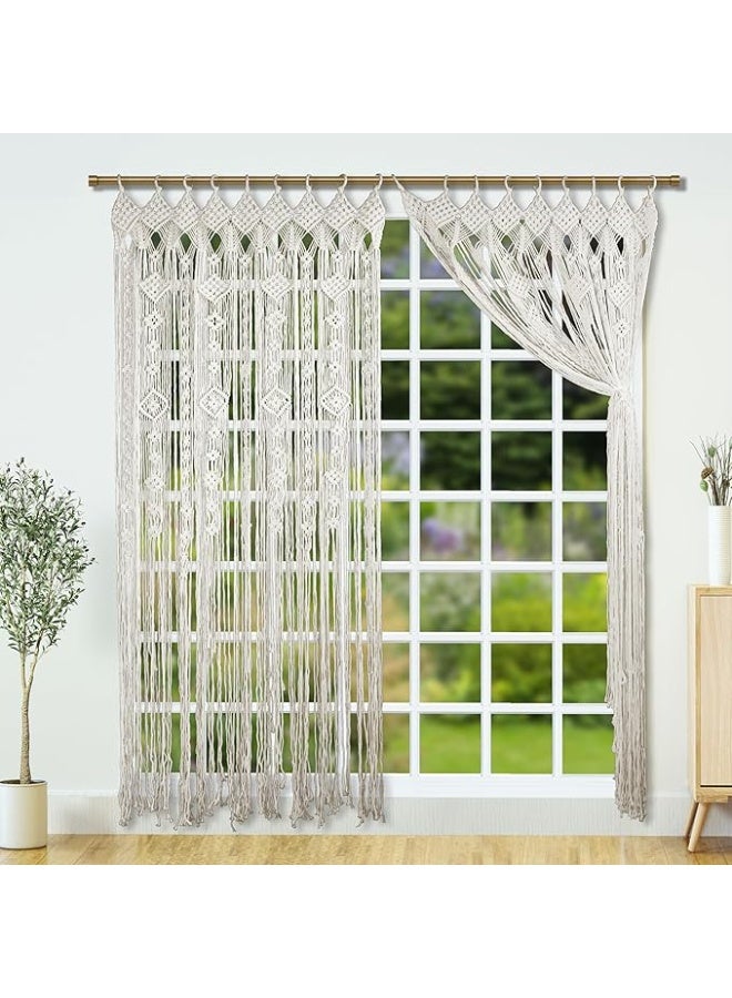 انتيكيانو ستارة مكرمية – ديكور يدوي من القطن – المقاس 200×90 سم - Image 2