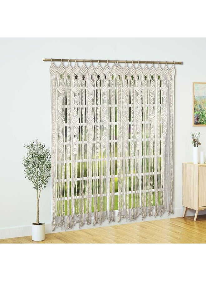 انتيكيانو ستارة مكرمية – ديكور يدوي من القطن – المقاس 200×90 سم - Image 5