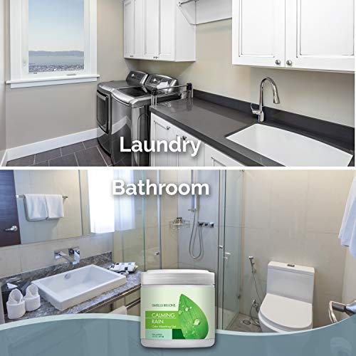 SMELLS BEGONE Air Freshener Odor Absorber Gel - 15 oz, Pack of 2 - Absorbs and Eliminates Odor in Pet Areas, Bathrooms, Cars, & Boats - Made with Essential Oils - Calming Rain Scent - Image 5