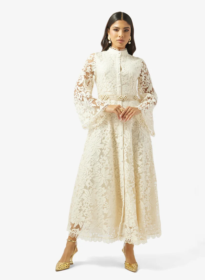 Khizana Lace A-line Dress