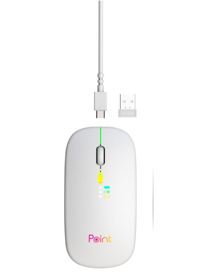 Point MOUSE WIRELESS PT-20 White POINT 